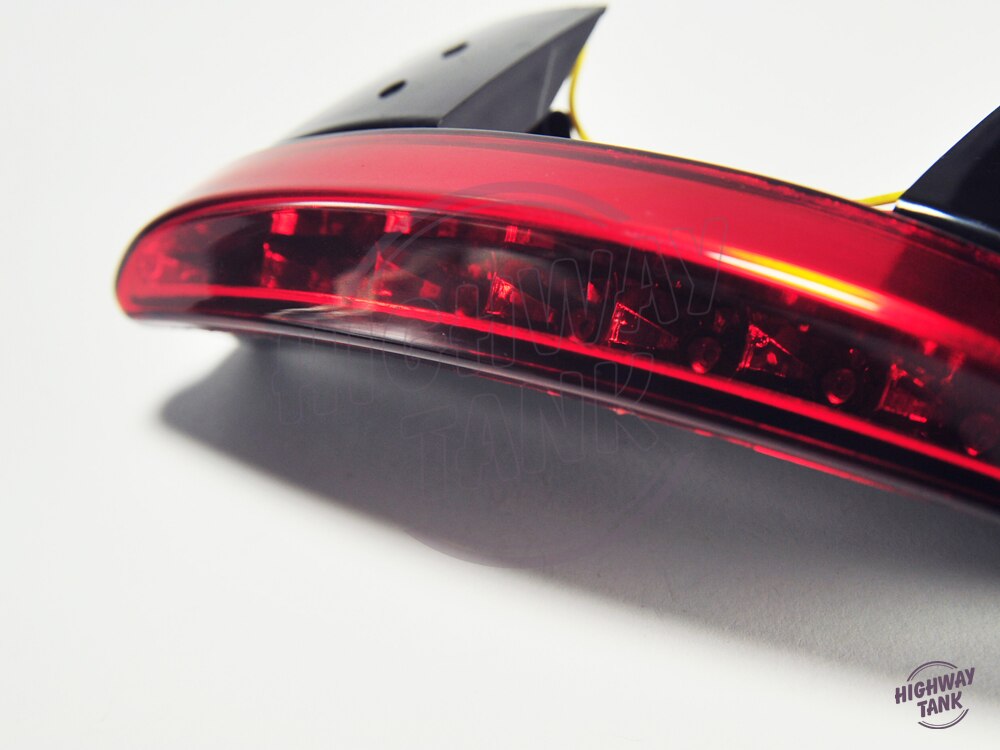 Motorrijwiel Achterlicht Achterspatbord Led Breken Stop Lamp Case Voor Harley XL883L XL883N Ijzer XL1200n Gehakte