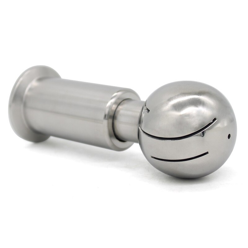 Bola de limpieza de Spray rotativa inoxidable SUS304, triple abrazadera de 1,5 pulgadas para tanque CIP, cerveza casera