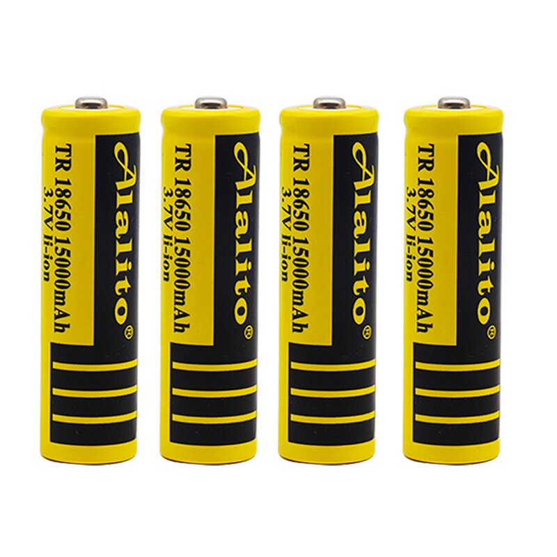 18650 Li-Ion battery 15000mah rechargeable battery 3.7V for LED flashlight flashlight or electronic devices batteria