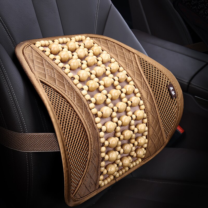 Universal- Holz Auto Zurück Unterstützung Stuhl Massage Lenden Unterstützung Taille Kissen Gittergewebe Lüften Kissen Pad Für Auto Sekretariat Heimat: G