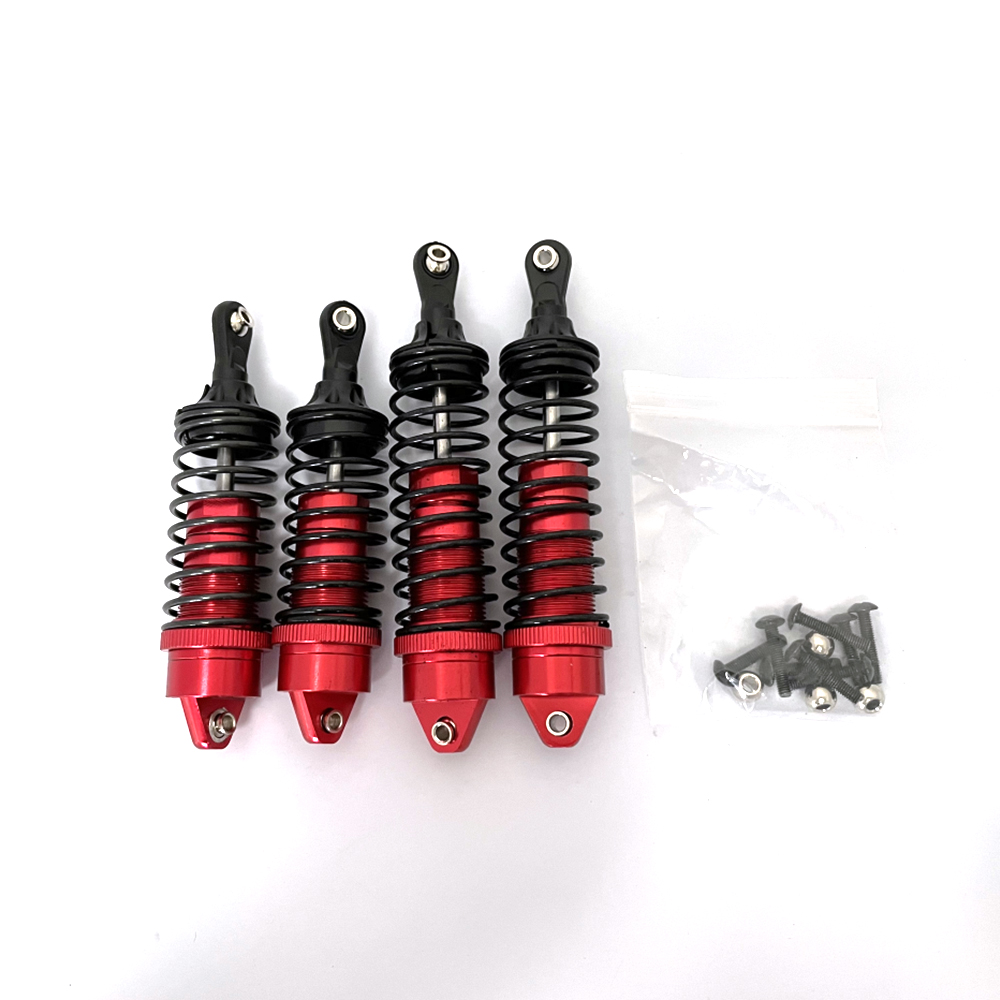 Amortisseurs à ressorts métalliques avant et arrière, pour modèles Traxxas Slash 4x4 4x4 727 RC, 4 pièces/paquet