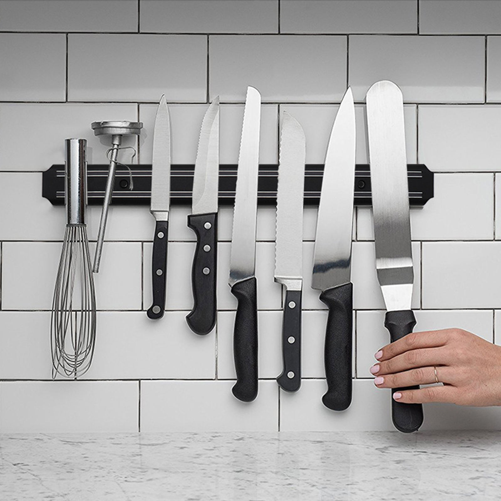 Magnetische Messen Strip Bar Muur Houder Multifunctionele Voor Wasserij Garage