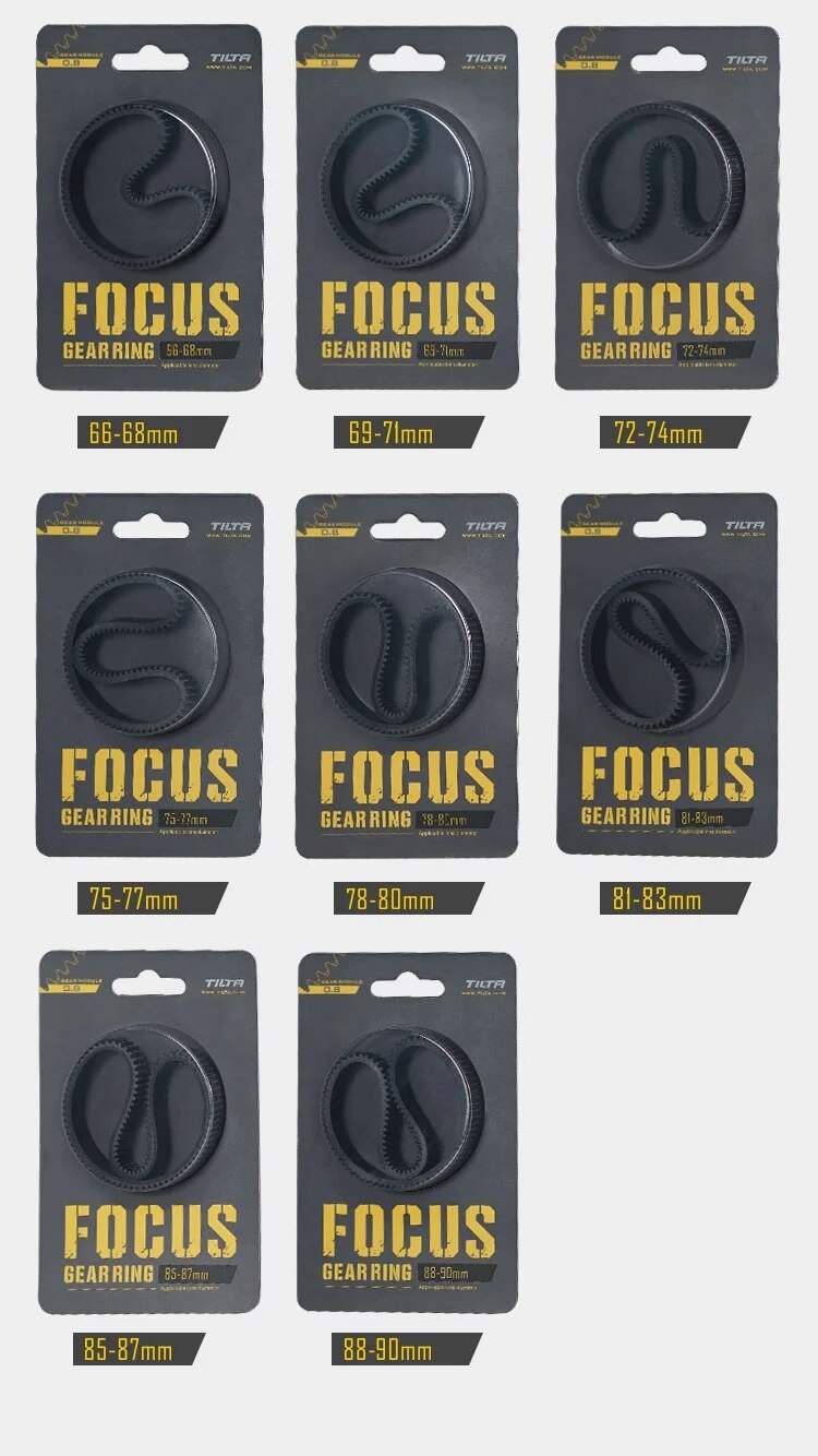 Tiltaing Seamless Focus Gear Ring 360 ° Rotation Silent Follow Focus Ring For SLR DSLR Camera Accessories