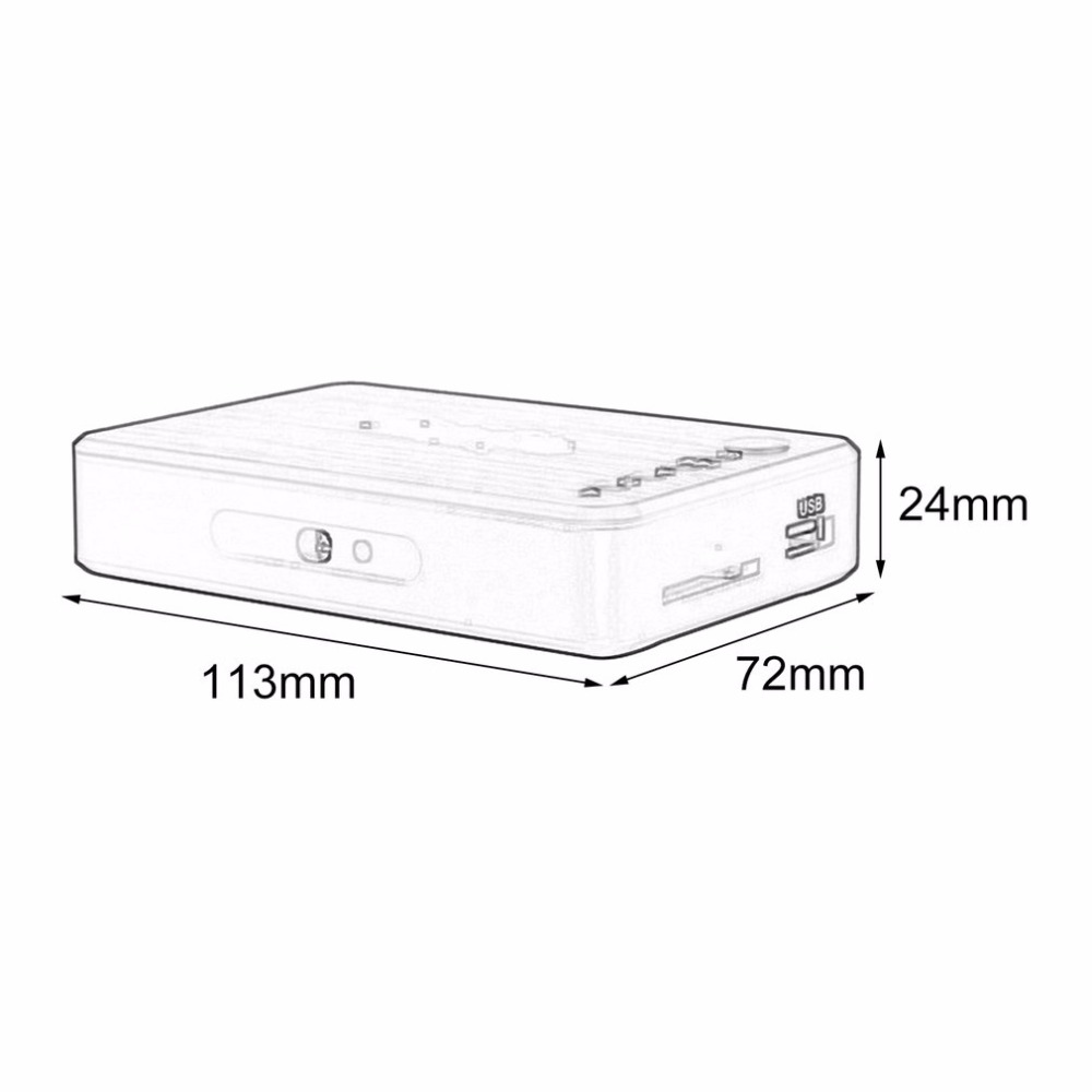 Mini Portable Full HD 1920x1080 HDMI VGA AV USB disque dur U lecteur de disque multimédia lecteur H7 pour maison voiture bureau