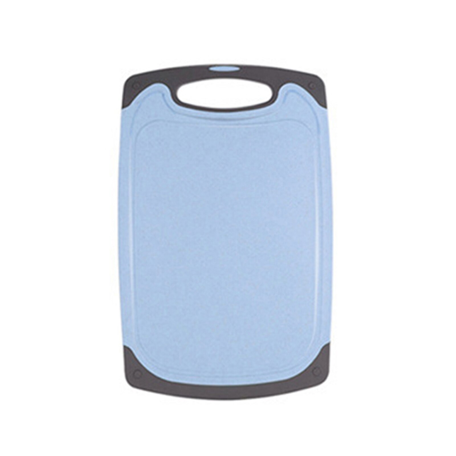 Chopping Board Multi-Function Kitchen Antibacterial Wheat Stalk Rice Husk Double Side Mould Proof Cutting Board: Blue / L