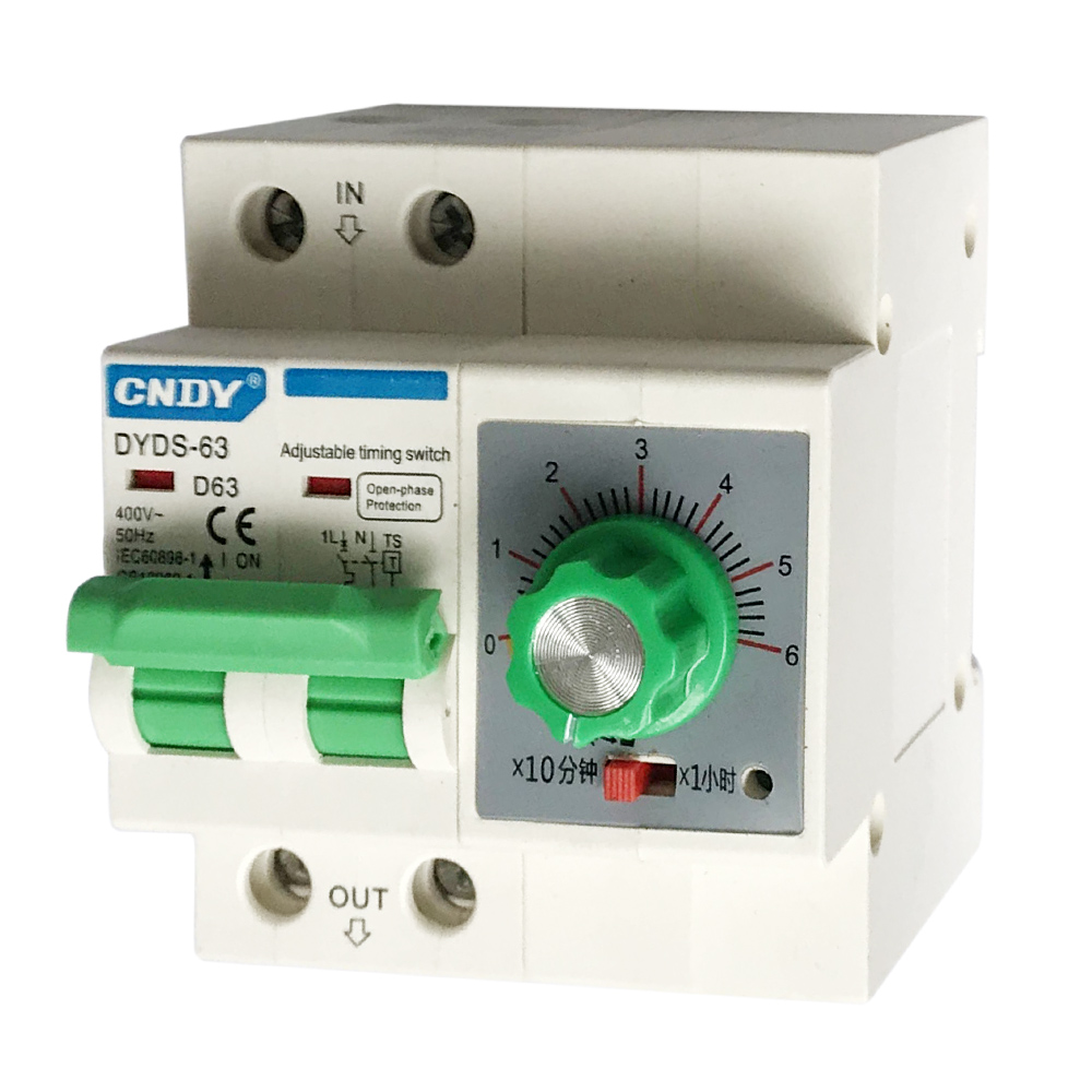 Premium adjustable timing switch timer switch 220V 230V 240V Max 63A with 2 times on / off time set range 1min-1H/1min-6H