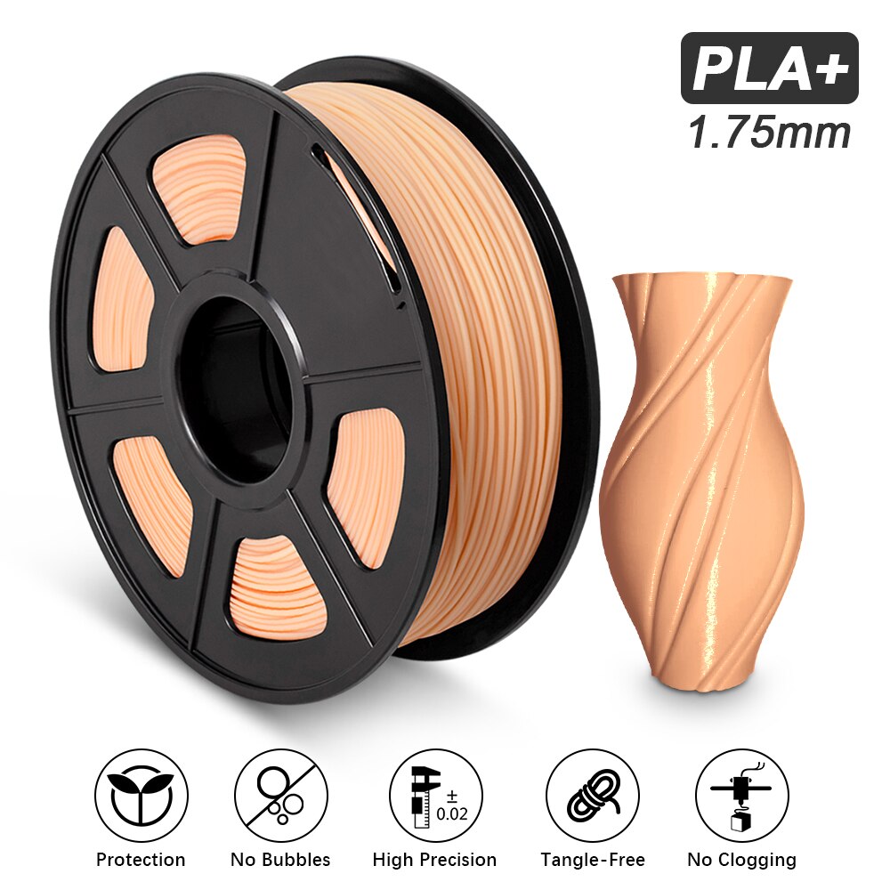 Filament d'imprimante 3D 1kg PLA Plus PLA + dureté élevée qui respecte l'environnement 1.75mm tolérance +/-0.02mm matériel d'impression 100% aucune bulle: PLA PLUS SINK