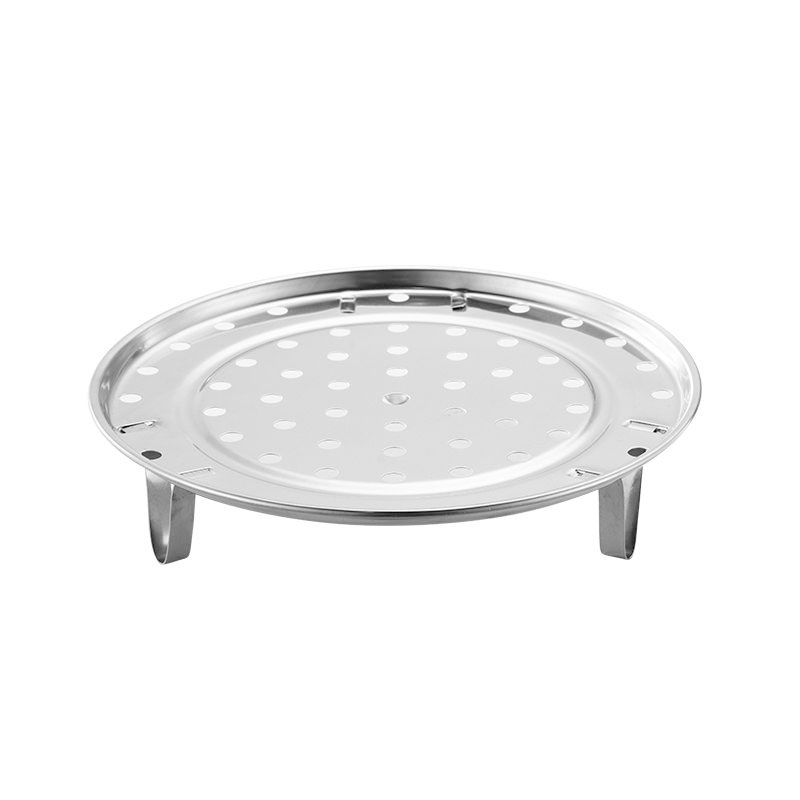 Stainless Steel Steamer Round Stackable Steaming Rack Thickening Water Steamer Household Steaming Grid Kitchen Tools