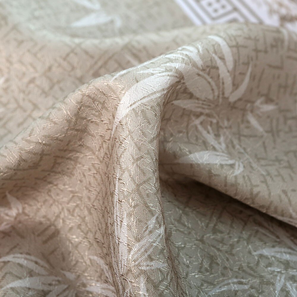 for Bamboo Print Sheer Window Curtains For Living Room Bedroom really good