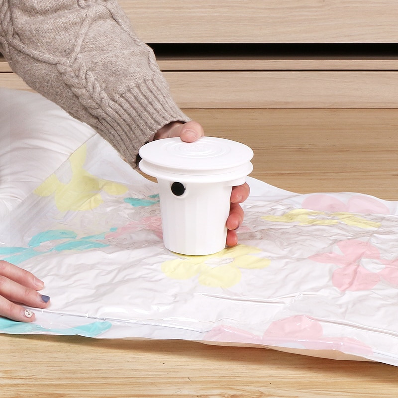 6000Pa Household Vacuum Storage Bag Air Pump Electric Automatic Vacuum Machine Packer for Home Travelling Luggage Space Saver