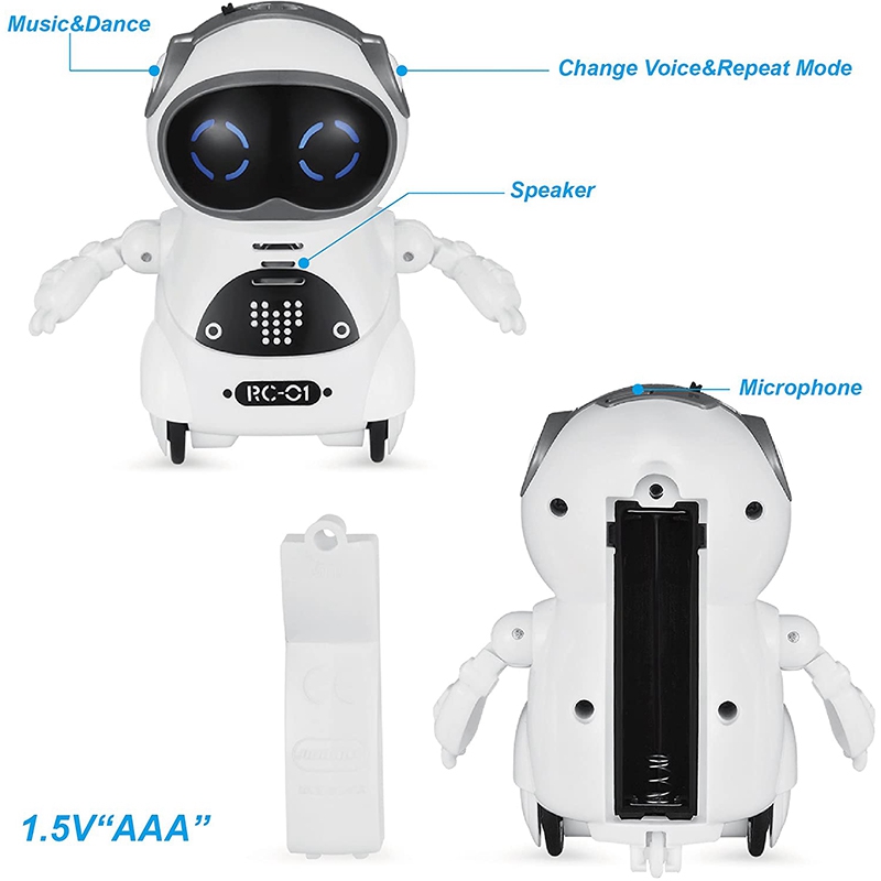 Mini RC Tasche Roboter Für freundlicher Mit Interaktive Dialog Gespräch, Stimme Anerkennung, Plaudern Rekord, Singen &Ampere; Tanzen