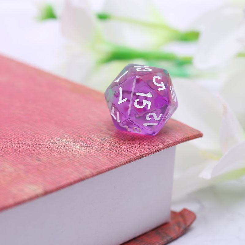 Juego de mesa D4 D6 D8 D10 D12 D20 Dungeons &amp; Dragon D &amp; D RPG Poly, 7 piezas