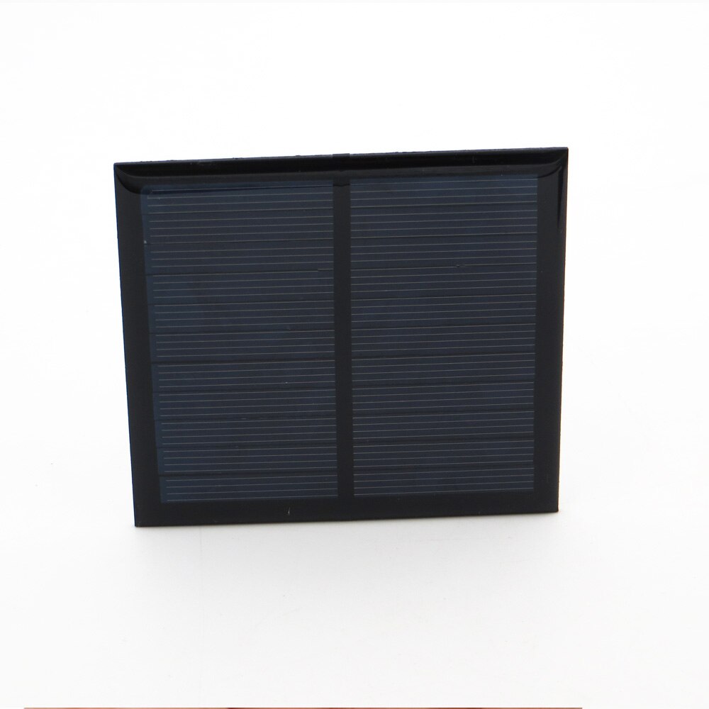 5.5v 160ma 0.88 watt 0.8w solcellepanel standard epoxy polykrystallinsk silicium diy batteri opladningsmodul mini solcelle legetøj