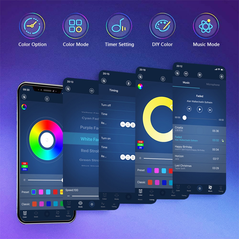 Led Light Strips Wifi Rgb 5050 Werken Met Alexa Google Assistent Telefoon App Diy Kleur 24V Tv Computer Slaapkamer bluetooth Luces Led