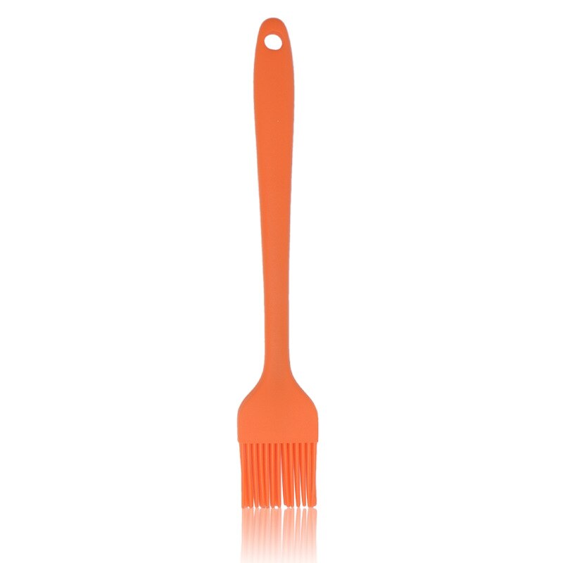 Non-stick Bbq Accessories Basting Brushes Tool Best Silicone Brush Baking Bakeware Bread Cook Brushes Pastry Oil Kitchen Gadgets: Orange