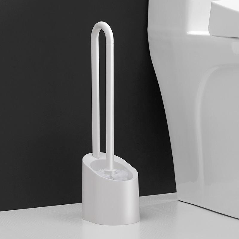 Escova de limpeza magnética para banheiro, conjunto de acessórios de banheiro com cabo longo, suporte de escova de vaso sanitário, ferramenta de limpeza, conjunto doméstico
