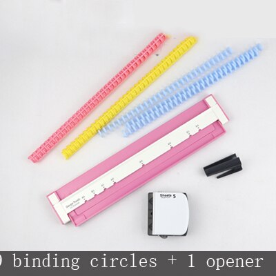 Multifunctional Multi-hole Punch A4 Paper 30-hole B5 26-hole A5 20-hole Binding Clip Daolin Loose-leaf Punch Diy Manual Punch: A11
