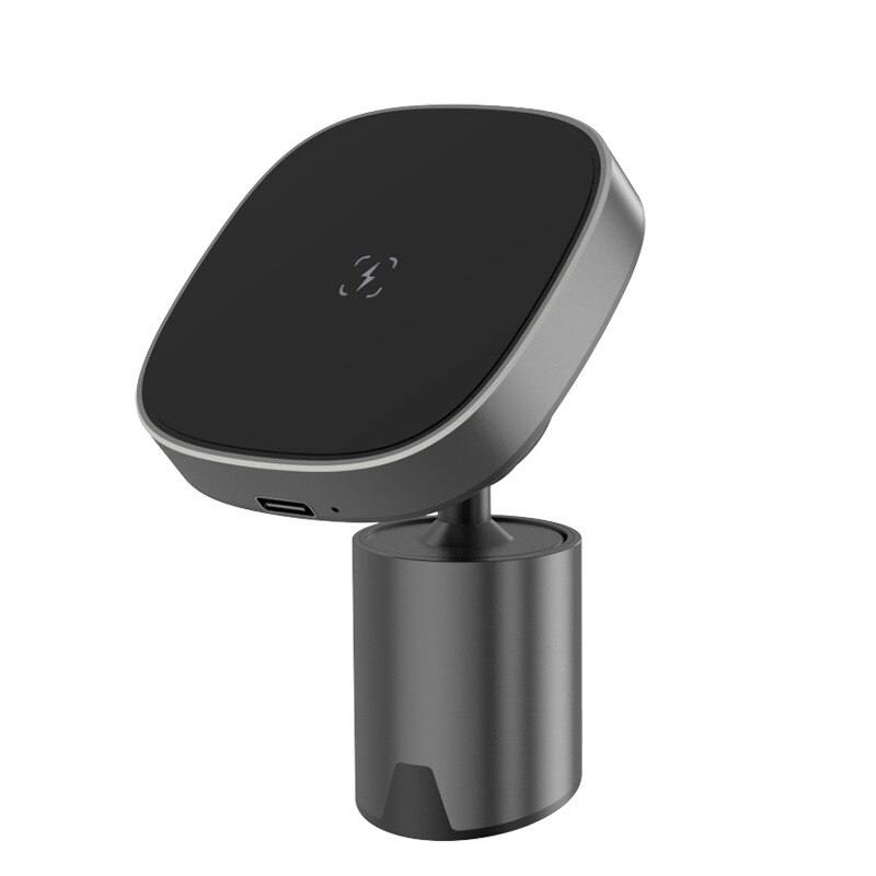 15W Support magnetique voiture pour chargeur induction support de téléphone support portable pour voiture support telephone magnetique, Station de charge rapide pour iPhone 12 13 QI: Black