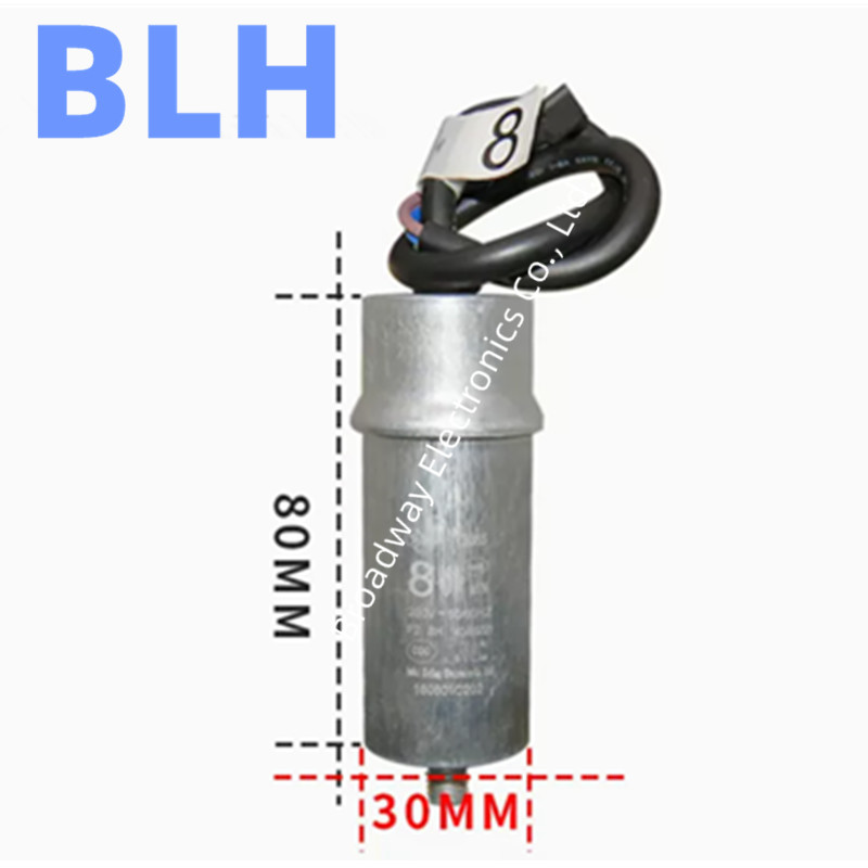 Cbb 65 køleskab/fryser kompressor opstart og drift kapacitans 450v 450 vac 2uf 2.5uf 3uf 3.5uf 4uf 5uf 6uf 7uf 8uf 12uf