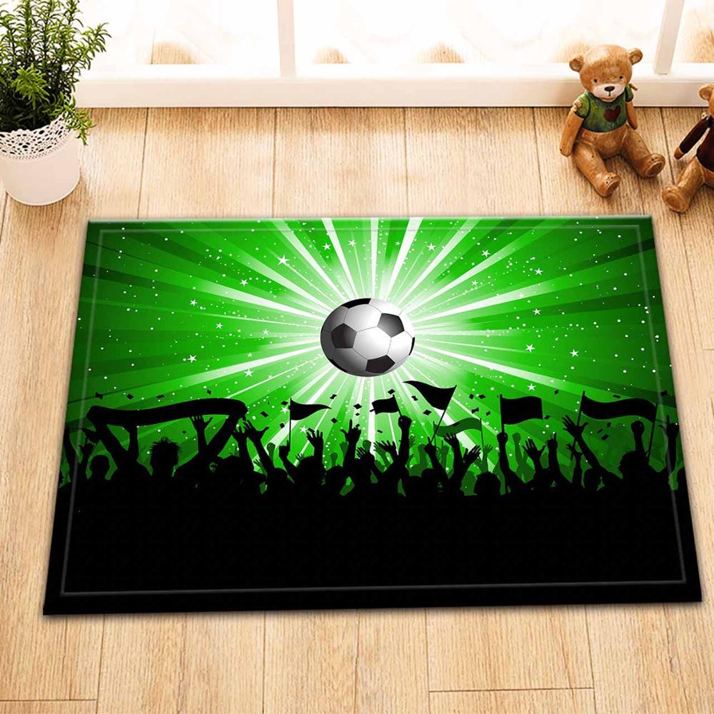 Lb 60*40 zachte witte zwarte voetbal blauwe vloermatten deurmatten slaapkamer tapijt vloerkleden voor woonkamer kinderkamer badkamer: 10727