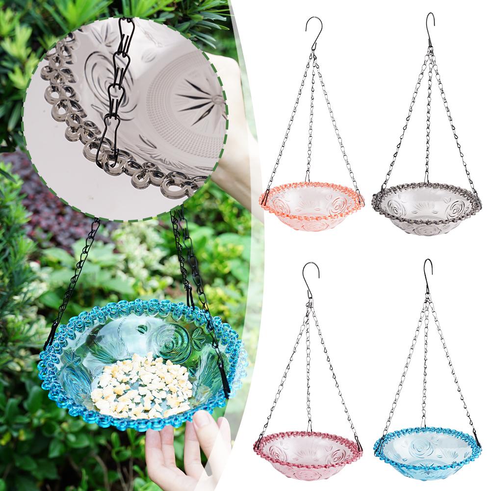 Alimentador de aves colgante de alta gama para exteriores, accesorios de decoración para jardín y Patio, 1 piezas,