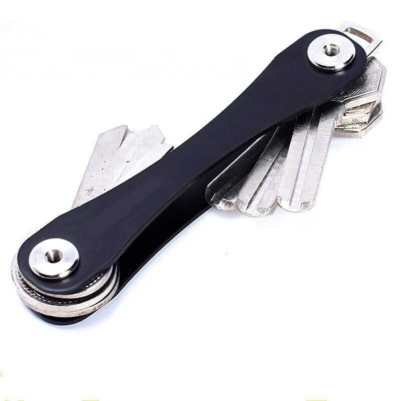 DIY Zak Sleutel Portemonnee Smart Sleutelhanger Sleutelhanger Portefeuilles Draagbare Compacte Aluminium Key Clip Multi-functionele Smart Clip