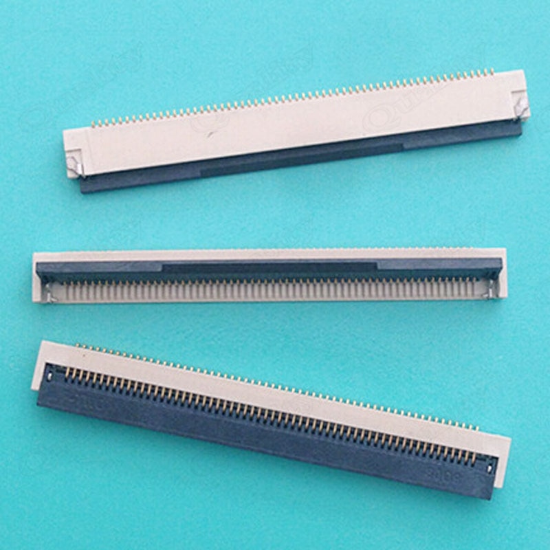 60 Pin 0.5MM FPC Connector High Temperature Resistance Connector LCD Screen Cable Socket With Hole