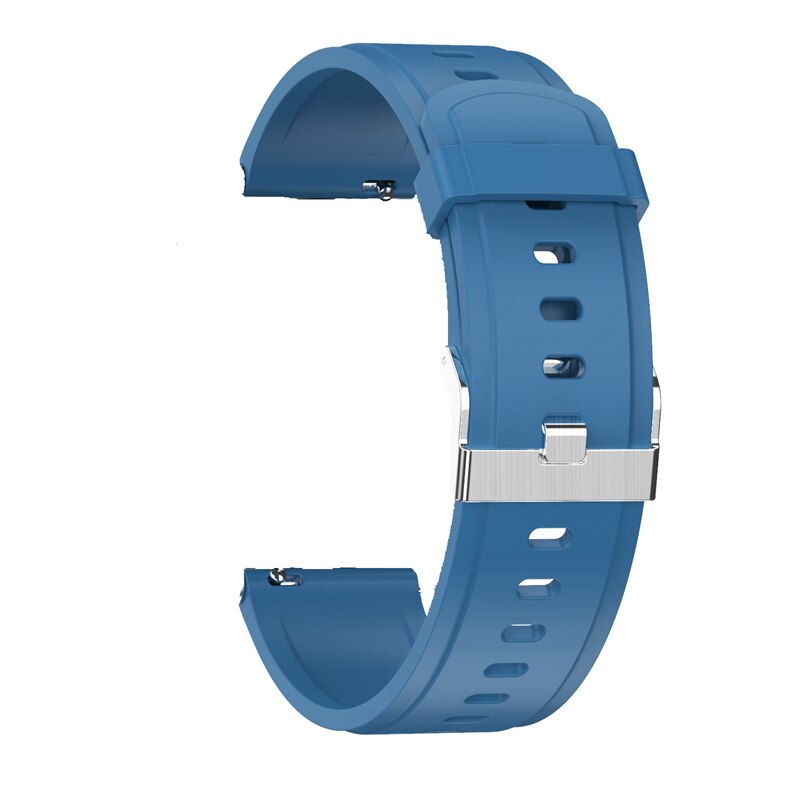 Utelite DT78 Smart Horloge Originele Bandjes IP68 Waterdichte Ppg Hartslag Bloeddruk Monitoring Smart Horloge Band Voor DT78: Blue silicone