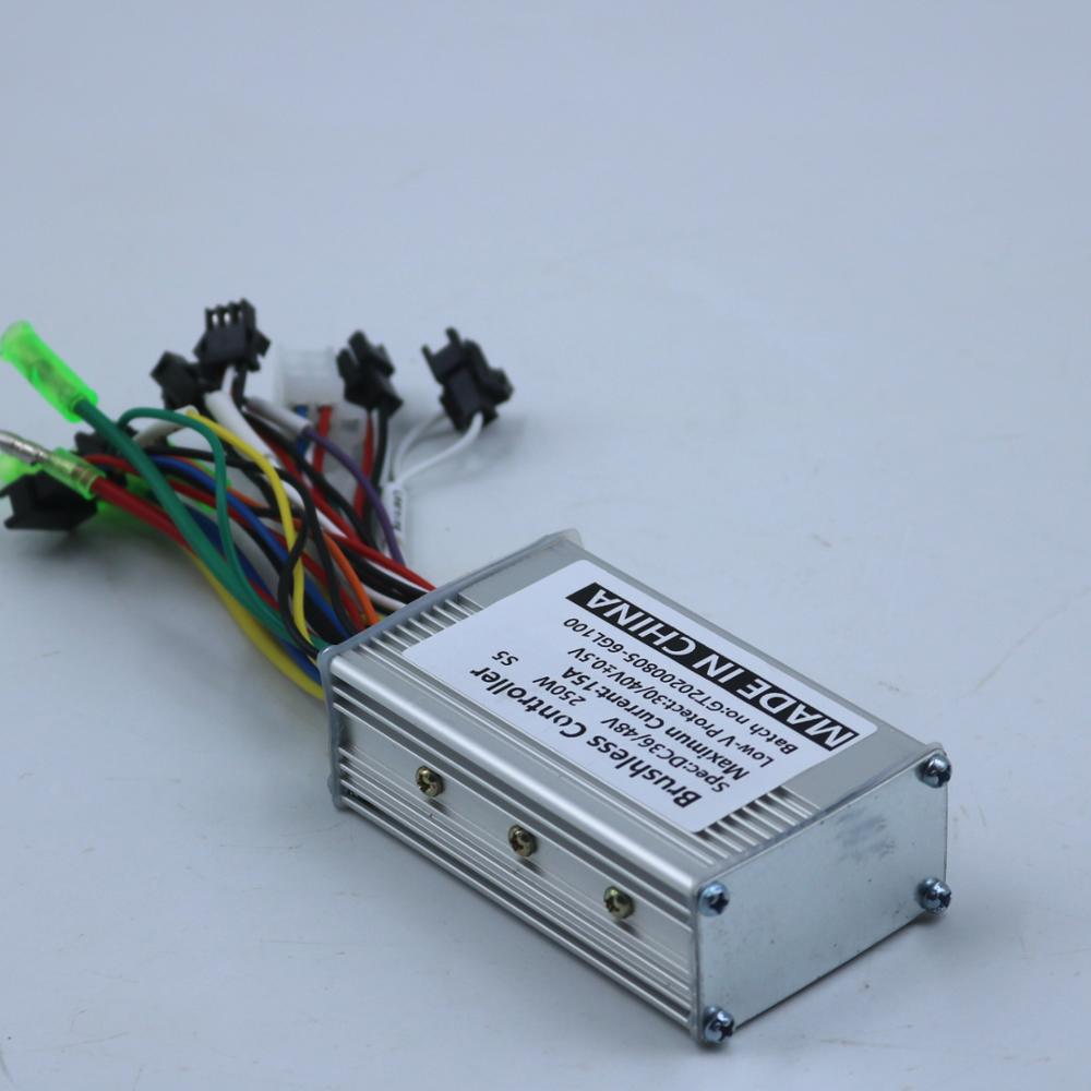 Greentime 24/36V/48V 250W Bldc Motor Controller E-Bike Scooter Brushless Speed Driver en S5 Lcd Display