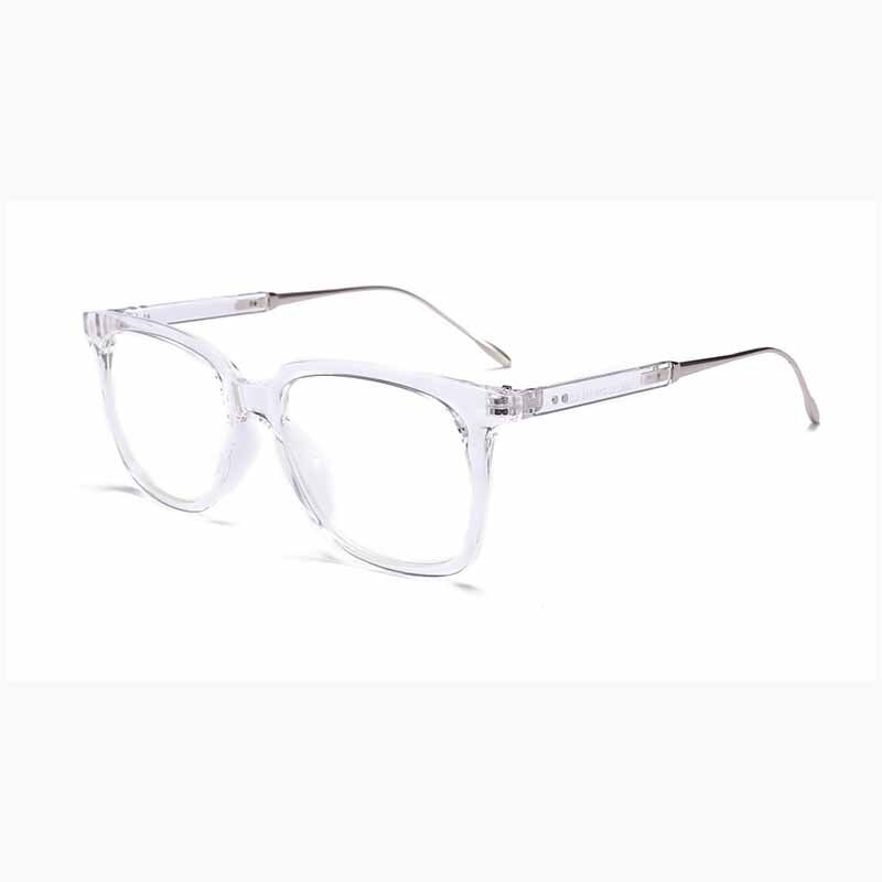 Gafas graduadas con montura cuadrada para hombre y mujer, anteojos con montura cuadrada, Retro, de leopardo, grandes, óptica: 7