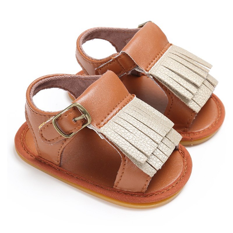 Heldere Prinses Lente Zomer Meisje Baby Lederen Schoenen Baby Mocassins Peuter Rubber Bottom Anti-Slip Babyschoenen