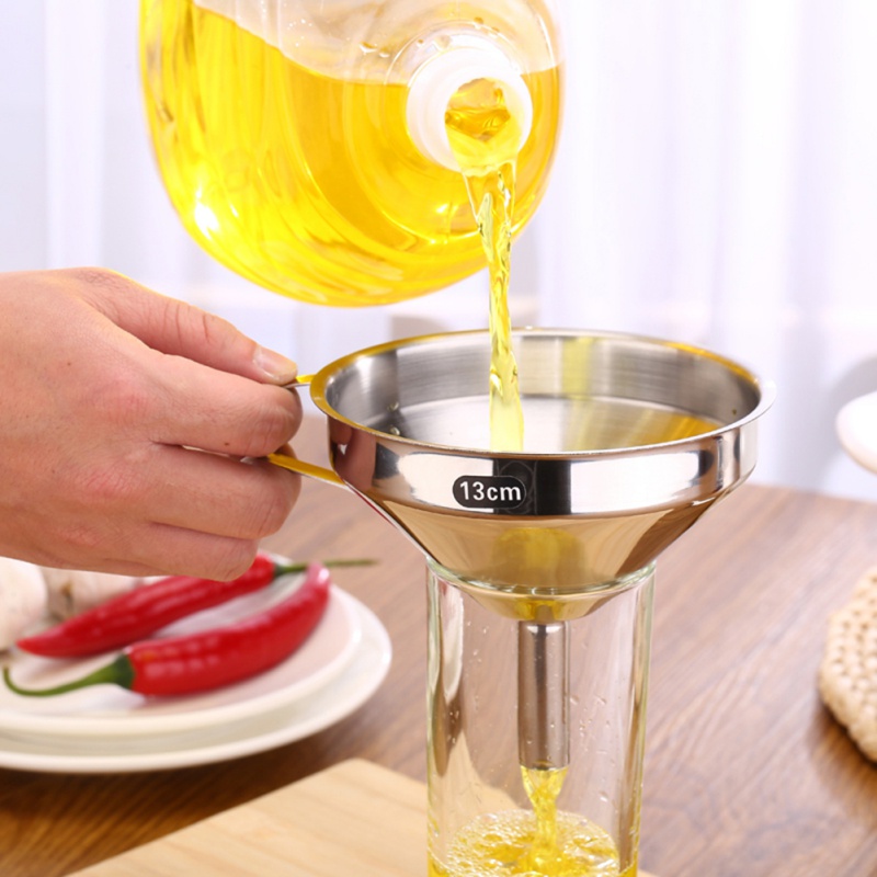 Neue Multifunktionale Edelstahl Trichter Utensilien Wein Trichter Haushalt Trichter Universal Kegel Kaffee Trichter S/M/L