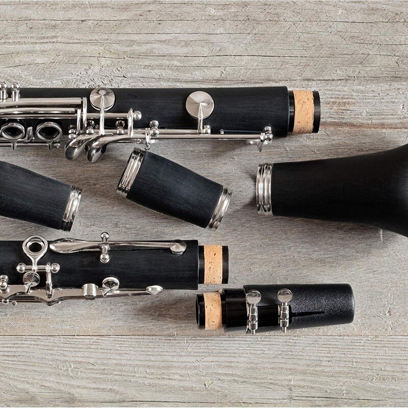 Kit di sostituzione accessori strumento clarinetto 27 pezzi, Include 10 tappi di collegamento collo e 17 cuscinetti per strumenti a fiato