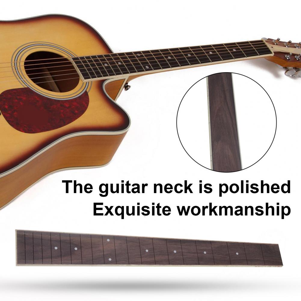 Manche de guitare électrique en bois massif, manche de manche Portable, ergonomique, robuste et de , DIY