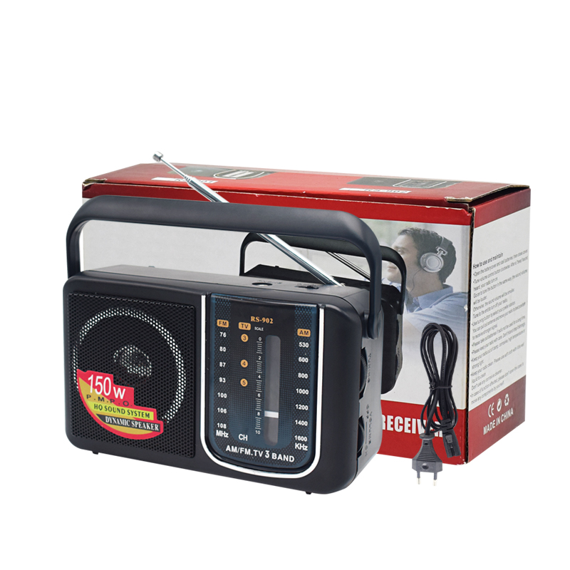 RS-902 Radio AM FM Battery Operated Portable Radio Best Reception Longest Lasting For Emergency Hurricane Running Walking radio