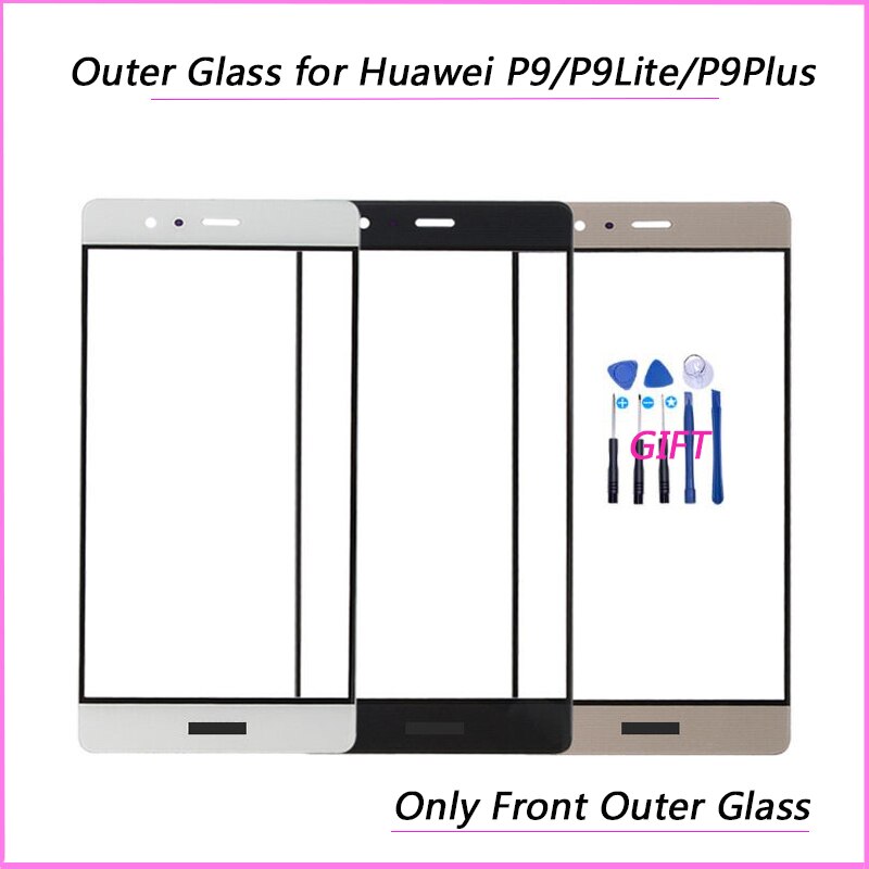 Voor Huawei P9 P9 Plus G9 P9Lite P9Plus Touch Screen Vervanging Voorpaneel Lcd-scherm Glas Lens Cover EVA-L19 VIE-L09 vie-129
