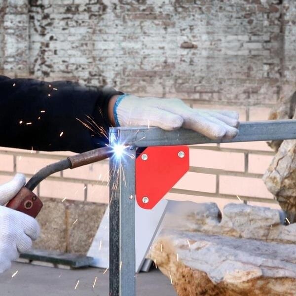 1/2/4/6 PCS 9LB Angolo di Saldatura Locator Magnete Magnetico Angolo Frecce Saldatore Supporto della Saldatura 45/90/135 gradi di Angolo di Saldatura