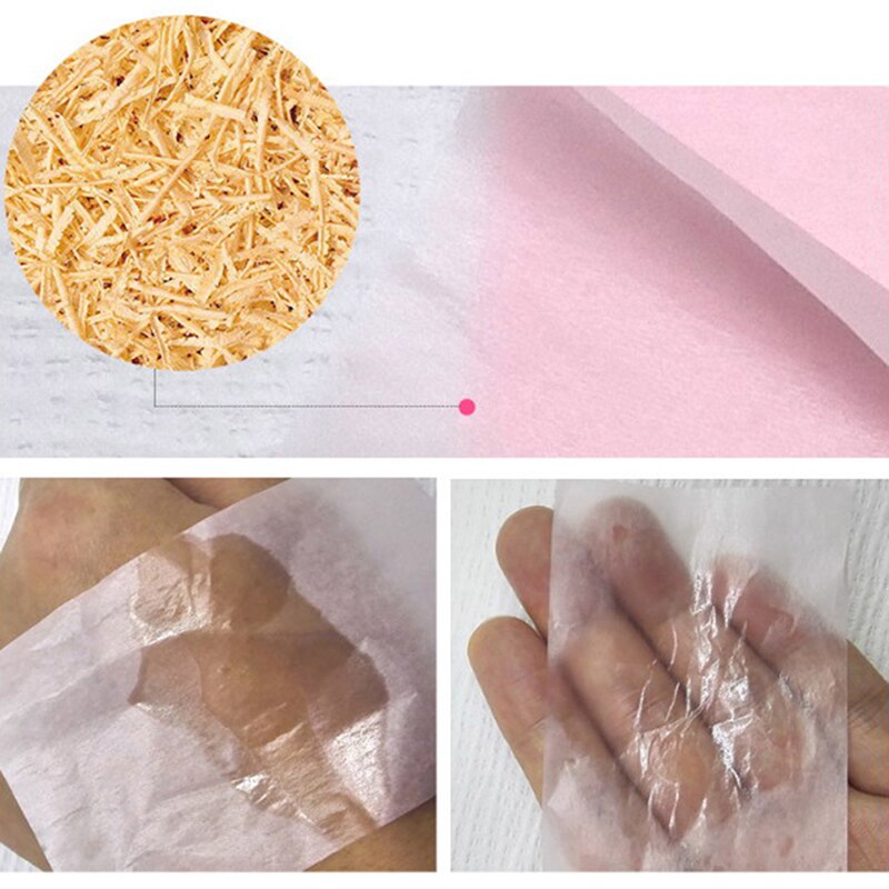 100PCS/Bag Clean Clear Oil absorbing sheet Oil Control Film Blotting Paper Tool