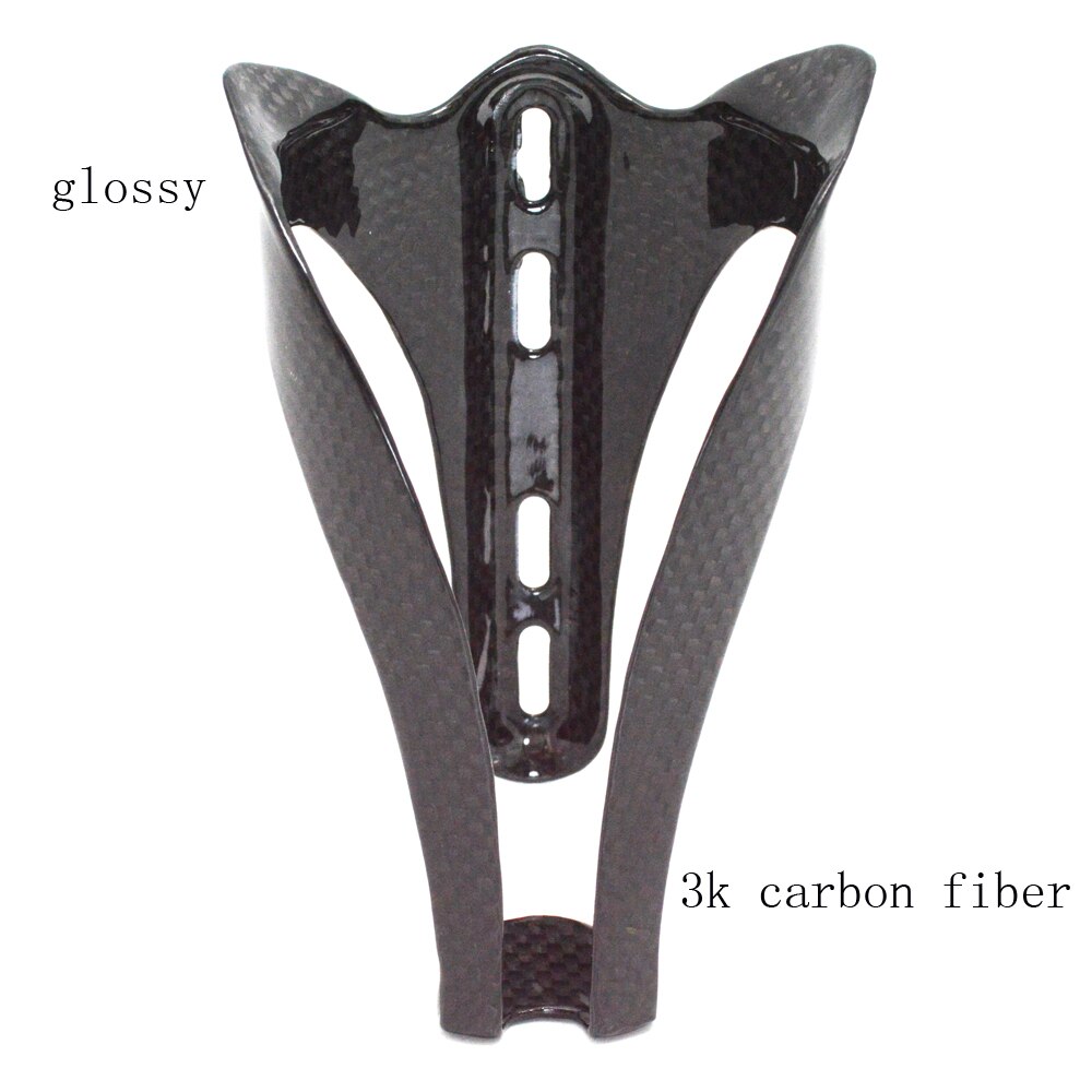 3K full carbon bottle cage road bicycle water bottle cages MTB bike bottle holder carbon fiber cycling accessories matte gloss: gloss
