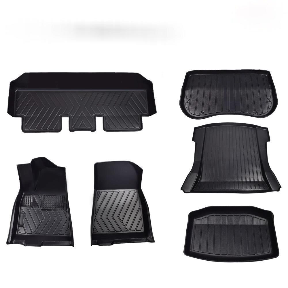 Model3 Accessories TPE Floor Mats for Tesla Model 3 Accessories Foot Mats Anti Dirt Protective Mats Trunk Mat