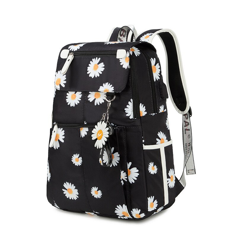 Junior High School Bags For Girls Laptop Backpack Female Usb Backbag Children Backpacks School Backpack For Girls Bag Pack: JuHua