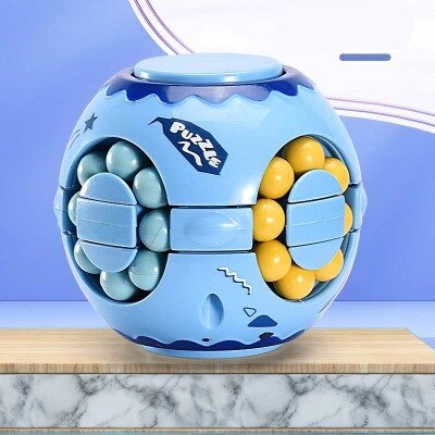 Spinning Magic Beans Antistress Fidget Toys Anxiety Fidget Anti-stress Box Autism Hand Figet Toy Simple Dimple for Children Ball: Plum