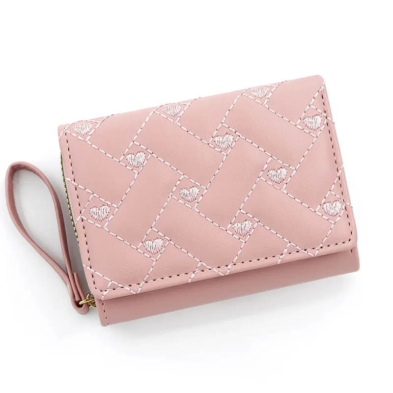 Wallets for Women Kawaii Cute Wallet Luxury Lady Wallet Pink Purse Womens Wallet Small Women Leather Wallet Coin Purse: SKY BLUE