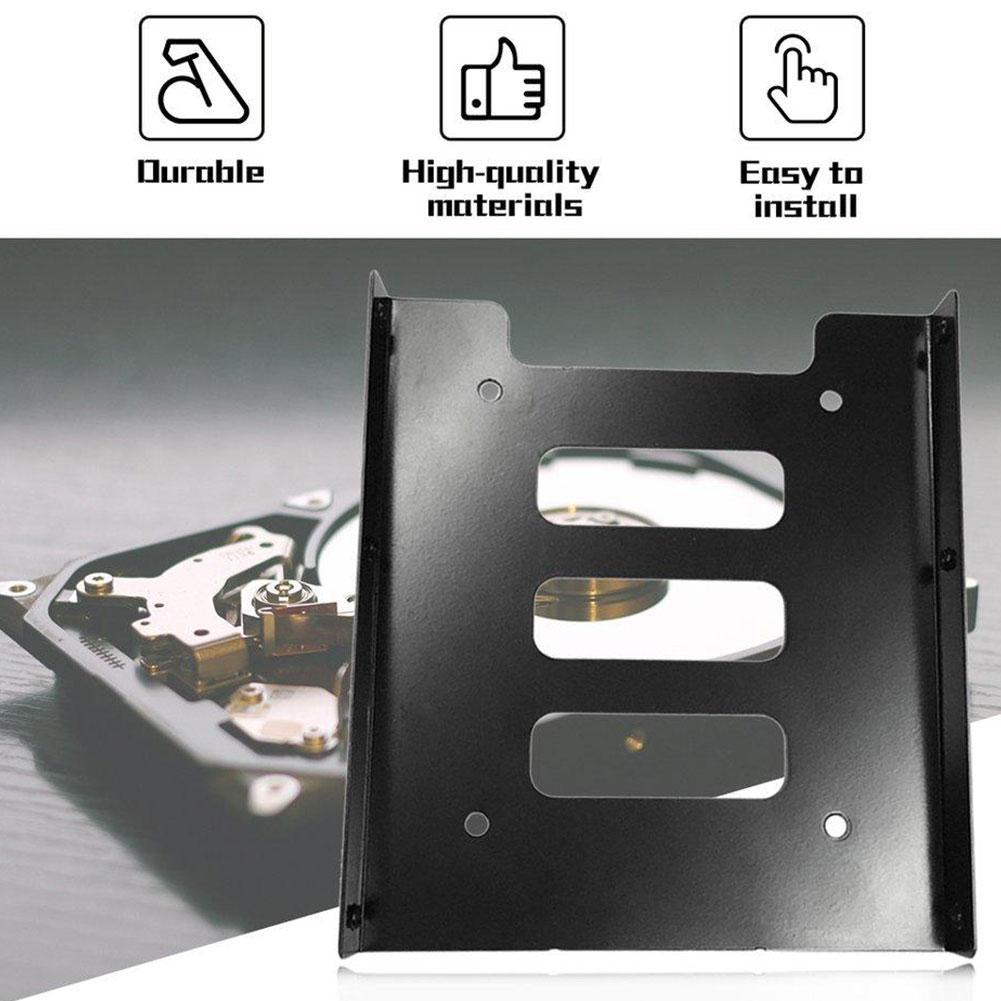 Dikker De Harde Schijf Carrier Adapter Houder Ssd State Drive Regelmatige Metal Mounting Bracket Dock Schroef Houder Pc Behuizing