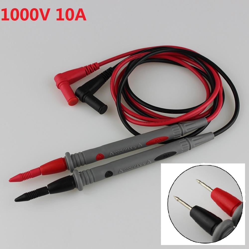1.1 M Universele Multimeter Probe 1000V 10A Meetsnoeren Kabel Voor Ic Pin Anti-Slip Grip Draagbare Grip meting Accessoires Tool