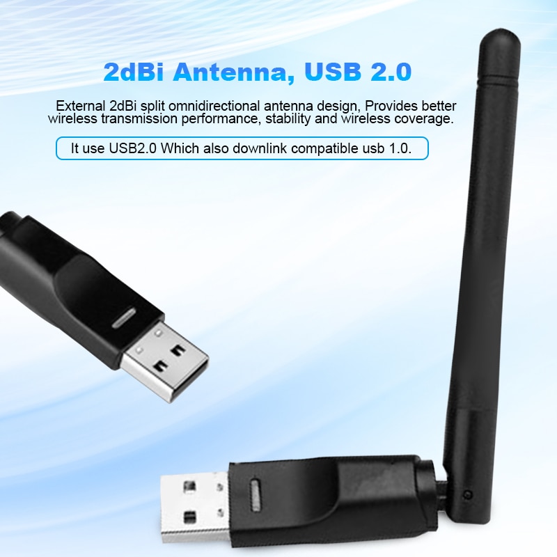 RT5370 USB Wifi Adapter 150Mbps Wireless Network Card USB Wifi Antenna Adapter Wifi Receiver Transmitter Soft-AP