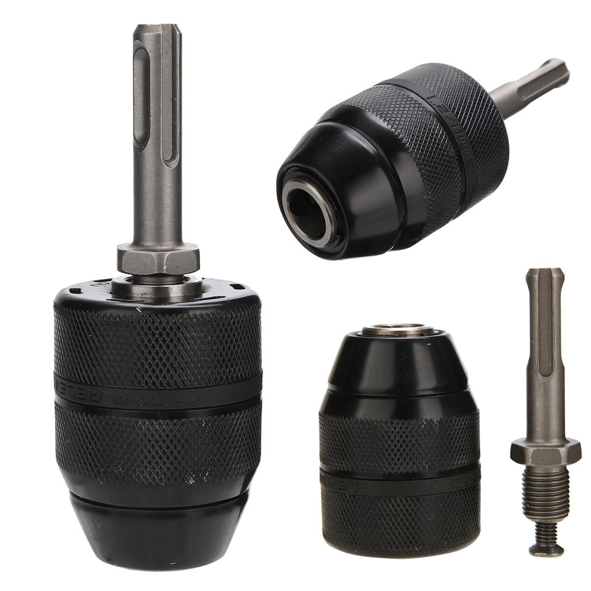 1Pc Keyless Drill Chuck metal & plastic Heavy Duty 13mm 1/2-20UNF Keyless Drill Chuck With SDS Adaptor Hand Tool