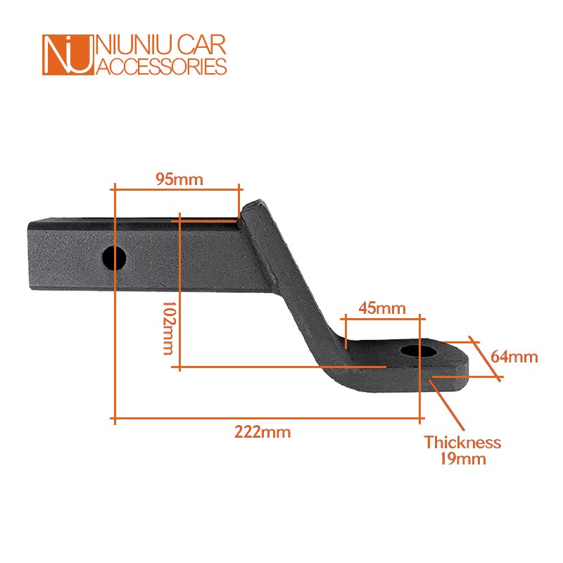 Trekhaak Voor Caravan En Truck Trekhaak,2Inch50mm Trailer Ball Mount Tong Hitch Ontvanger Voor Het Trekken Van Een Trekhaak Caravan Truck Fietsdragers Op Trekhaak