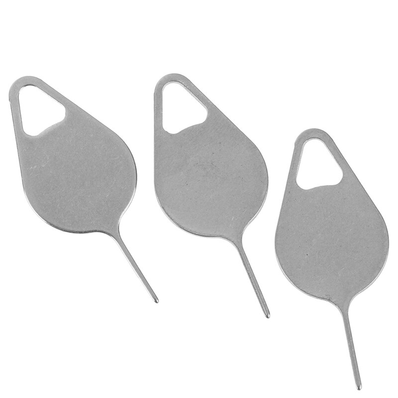 Key Tool 3pcs Sim Card Tray Removal Eject Pin Stainless Steel Needle Universal for All Smart Phones