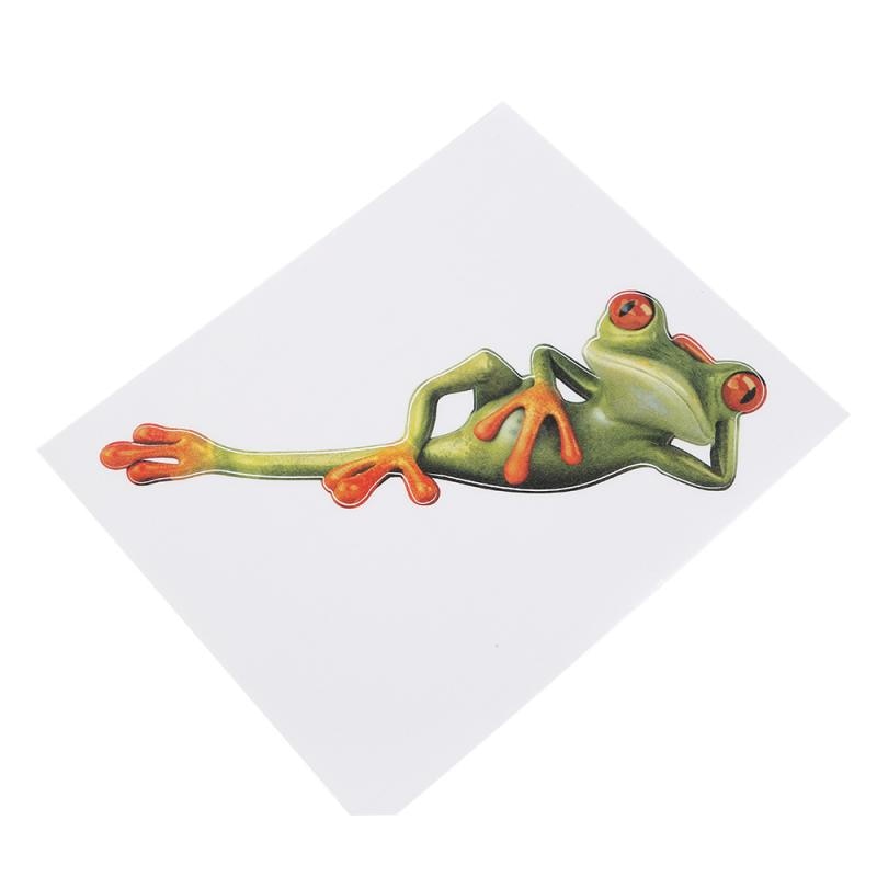 3D Car Frog Sticker Stereo Funny Cute Removable Car-styling Automobile Window Decoration Accessories car accessories
